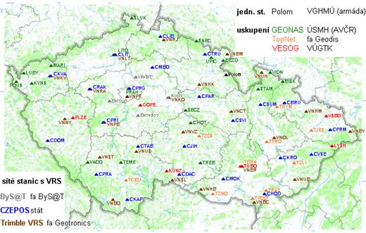 Stanice GNSS v ČR